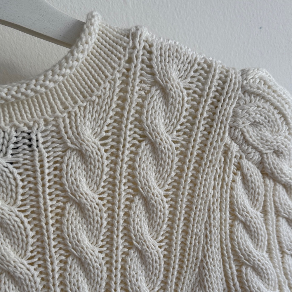 Ralph Lauren White Knit Top - Picture 4 of 6